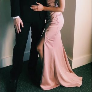 More photos of pink prom dress